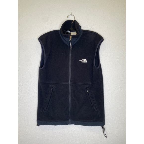 The North Face Other - The North Face Men’s Black Fleece Vest Vintage Sz Small Zipper Polyester